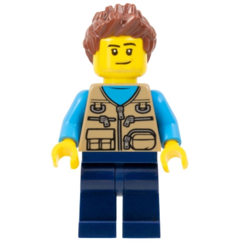 Lego Minifigure City cty1261 Camper Van Owner - Male,
