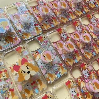 Lady and the Tramp 🎀 เคสลายใหม่ โบว์ชมพู 🎀 (เฉพาะเคสไม่รวม Griptox)
