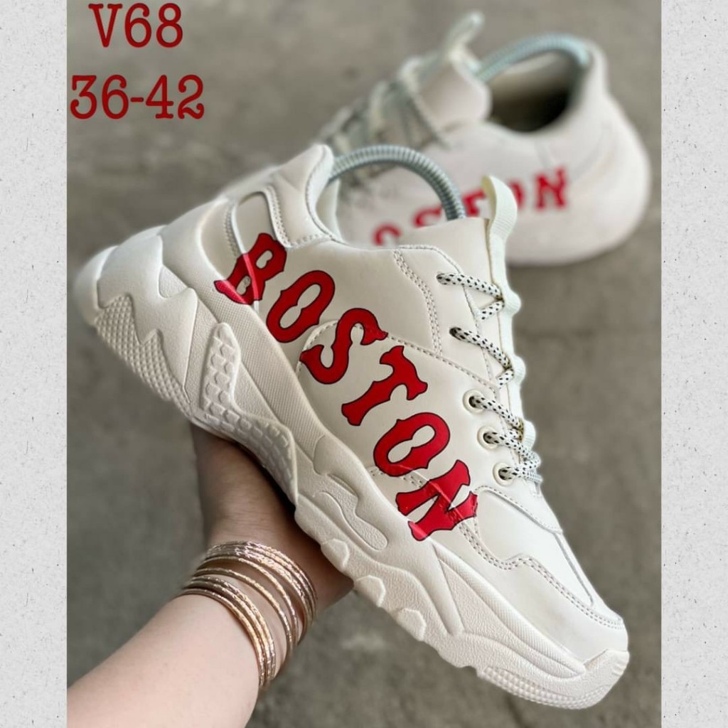รองเท้าบอสตันBoston รองเท้าแฟชั่นผู้หญิงMLB BOSTON ใหม่ล่าสุด🔥 พร้อมส่ง【รับประกันสินค้าตรงปก✔แท้100% ✅Size:37-45eu】