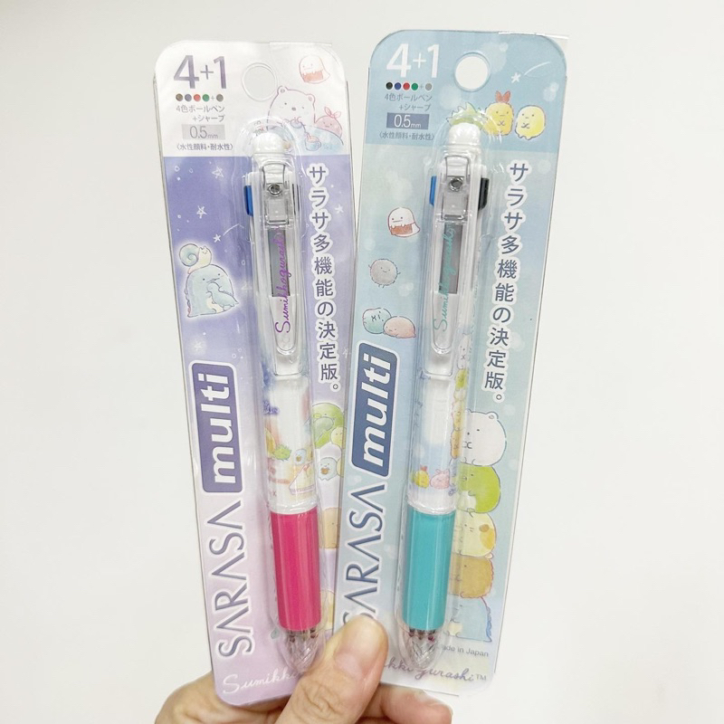 NEW!!! Sarasa Multi 4+1 ปากกาเจล หมึก 4สี +ดินสอกด Sumikko