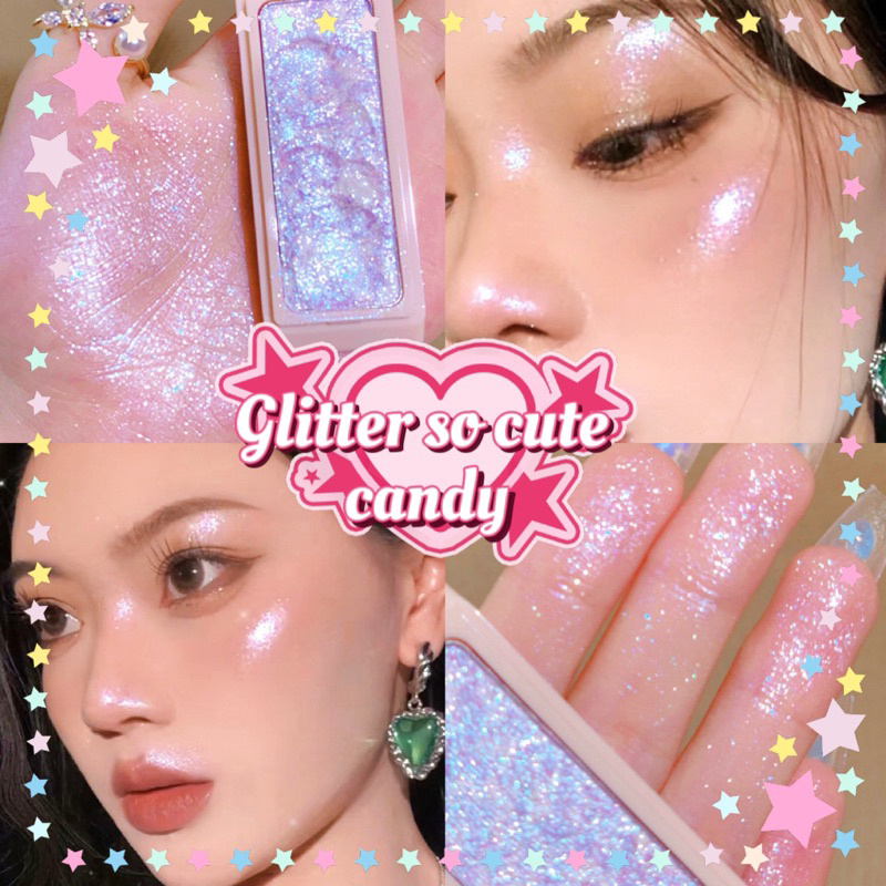 สินค้าพร้อมส่ง กลิตเตอร์ เจลกากเพชร เเต่งหน้า อายแชโดว์ ประกายมุก กากเพชรทาตา