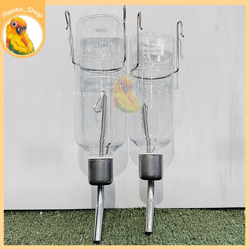สำหรับสัตว์เลี้ยง ขวดน้ำกลมใส หลอดลูกกลิ้ง