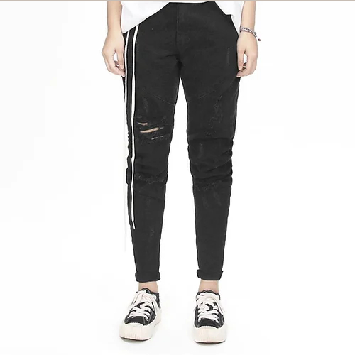 IONISM BROKEN JEAN - BLACK