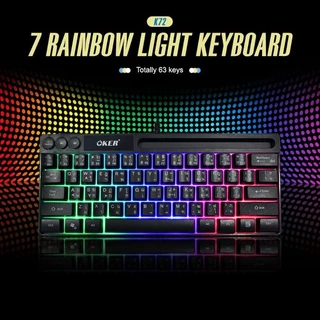 OKer. คีร์บอดโน้ตบุค USB. Keyboard OKer (mini F6)
