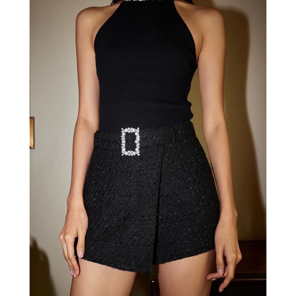 Soeurbkk - Chloe SkirtPants Black (กระโปรงกางเกง)
