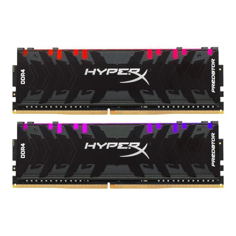 แรม DDR4 /3200 16GB (8GBX2) Kingston HyperX PREDATOR RGB  ประกัน LT