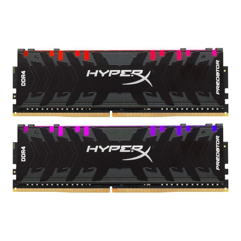 Kingston HyperX PREDATOR RGB  DDR4(3200) 16GB (8GBX2) ประกัน LT ส่งฟรี!