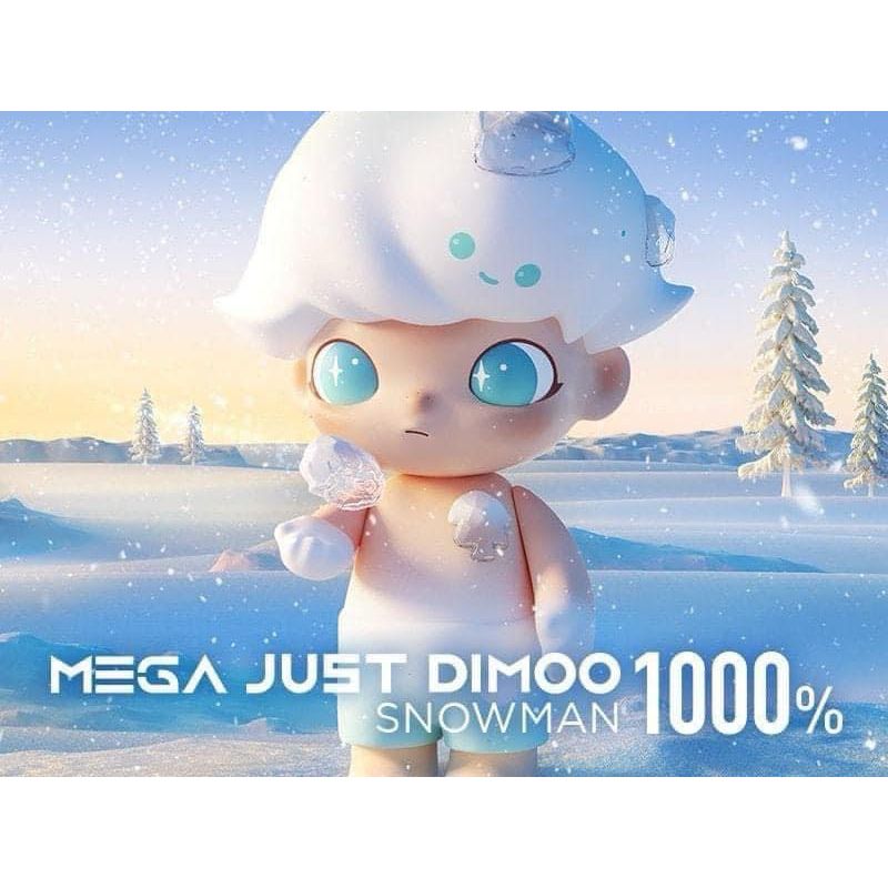 Dimoo snowman 1000% พร้อมส่งจาก  จัดส่งฟรี🚨