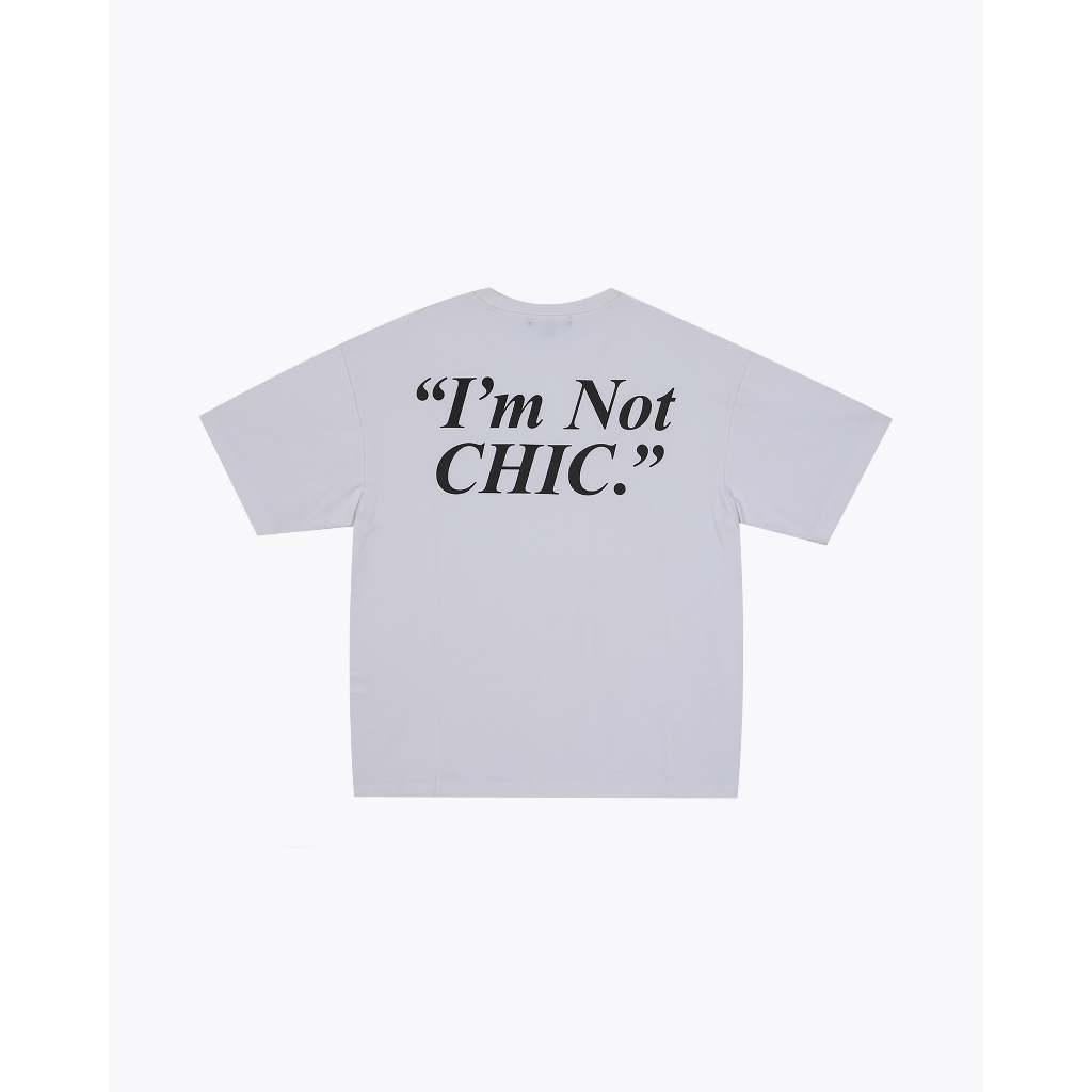 ALAND เสื้อยืด ALAND I'M NOT CHIC GRAPHIC TEE