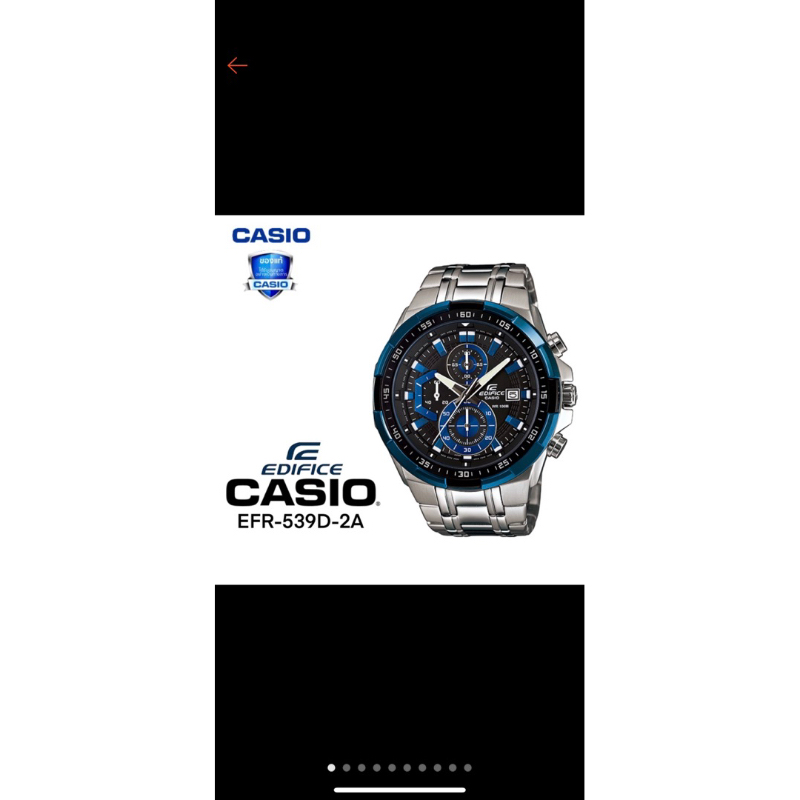 Casio นาฬิกาคาซโอรุ่นEFR 539กันน้ำมี5สี