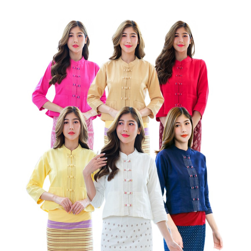 เสื้อพื้นเมืองผู้หญิงคอจีนหูกระดุมจีน