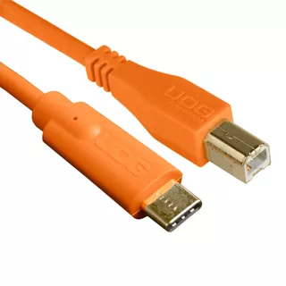 UDG Ultimate Audio Cable USB 2.0 C-B Orange Straight 1.5m (U96001OR) สายสัญญาณ 1.5 เมตร (ProPlugin)