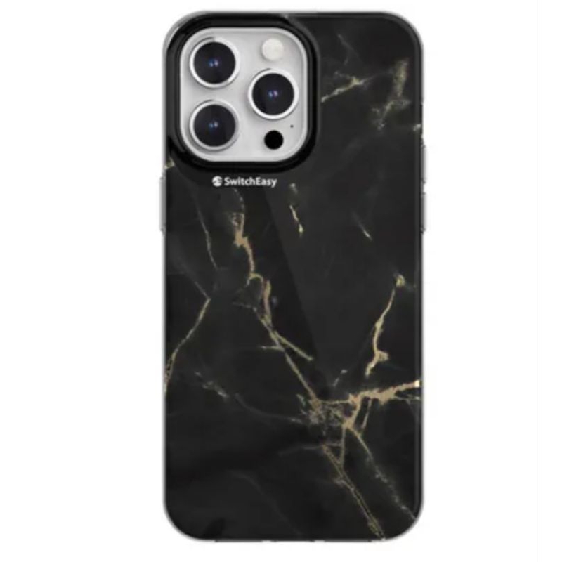 "พร้อมส่ง"เคสไอโฟน หินอ่อนสีดำ สวิตอีซี่ i15/15Pro/15Promax