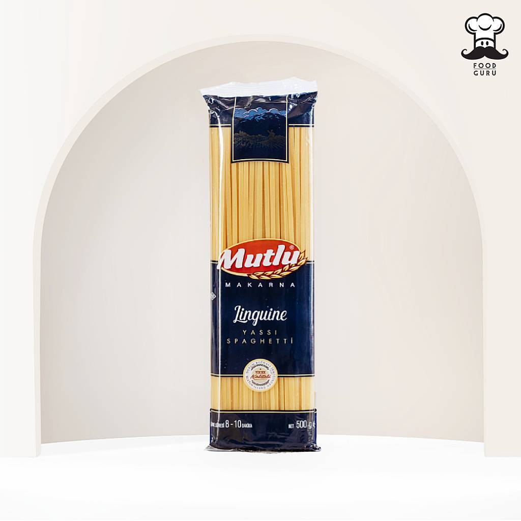 เส้นลิงกวินี (พาสต้าเส้นแบน) 500g MUTLU Linguini Turkey