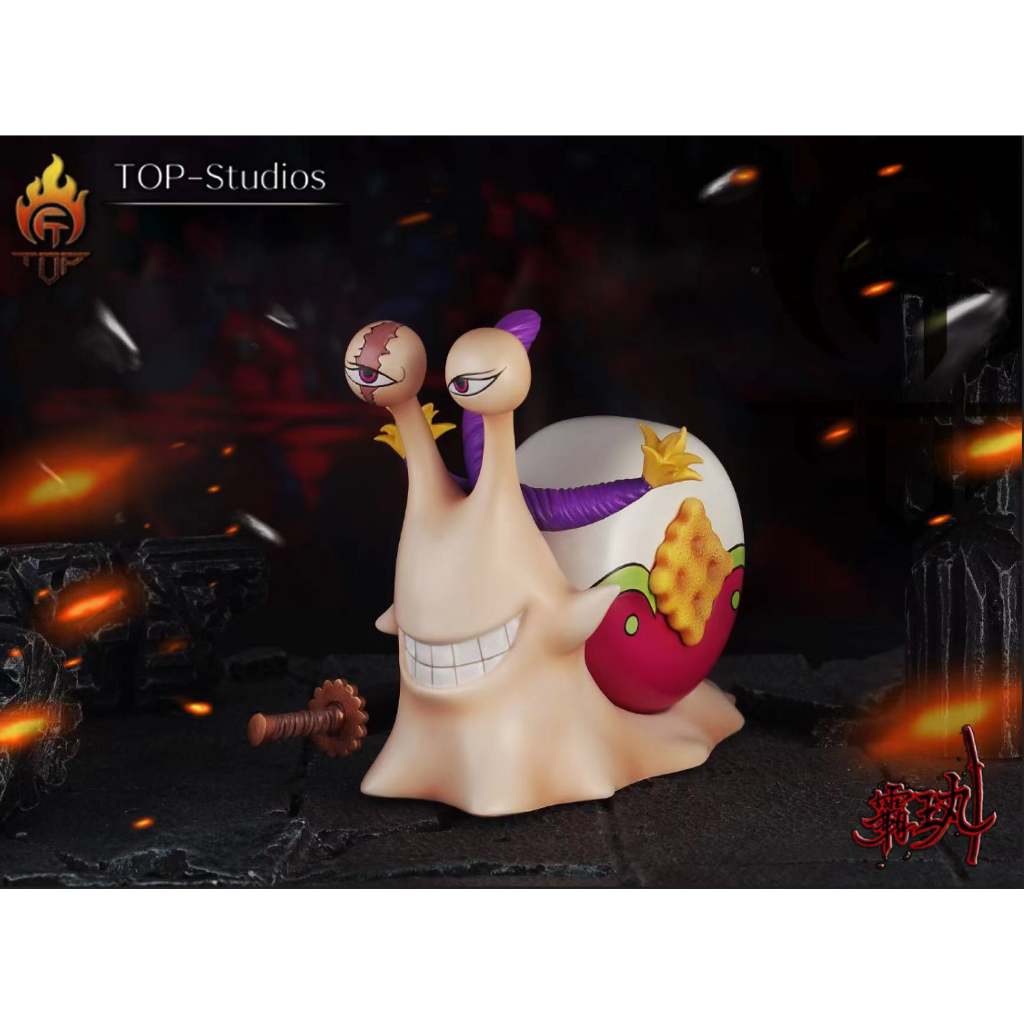 Top - Den Den Mushi Cracker โมเดล เรซิ่น ของแท้ ของใหม่ พร้อมส่ง