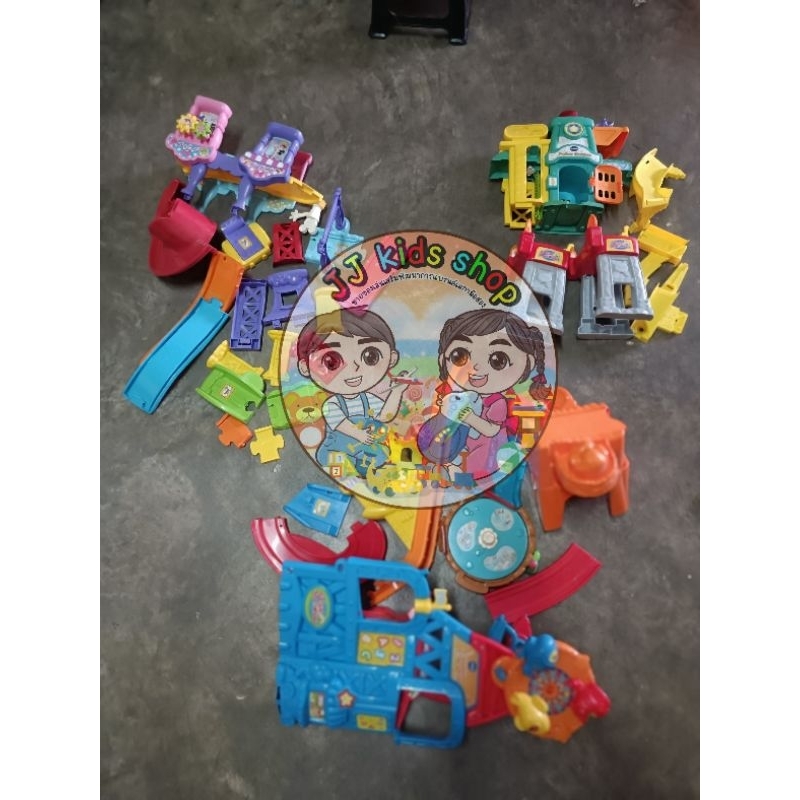 vtech 📍มือสอง 📍 รางรถตามรูป ไม่มีแตกหัก ต่อตาม จินตนาการค่ะ