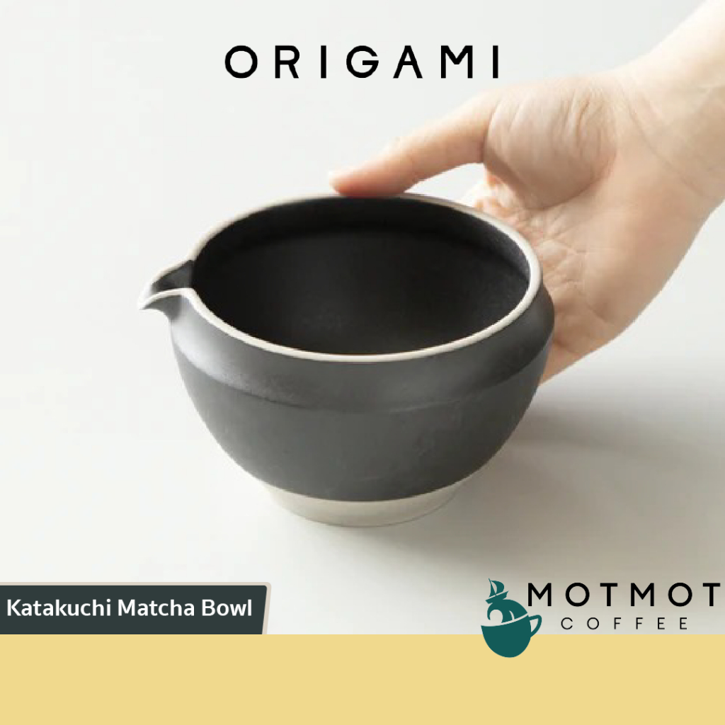 ORIGAMI Katakuchi Matcha Bowl | ถ้วยตีมัทฉะ | MOTMOT COFFEE