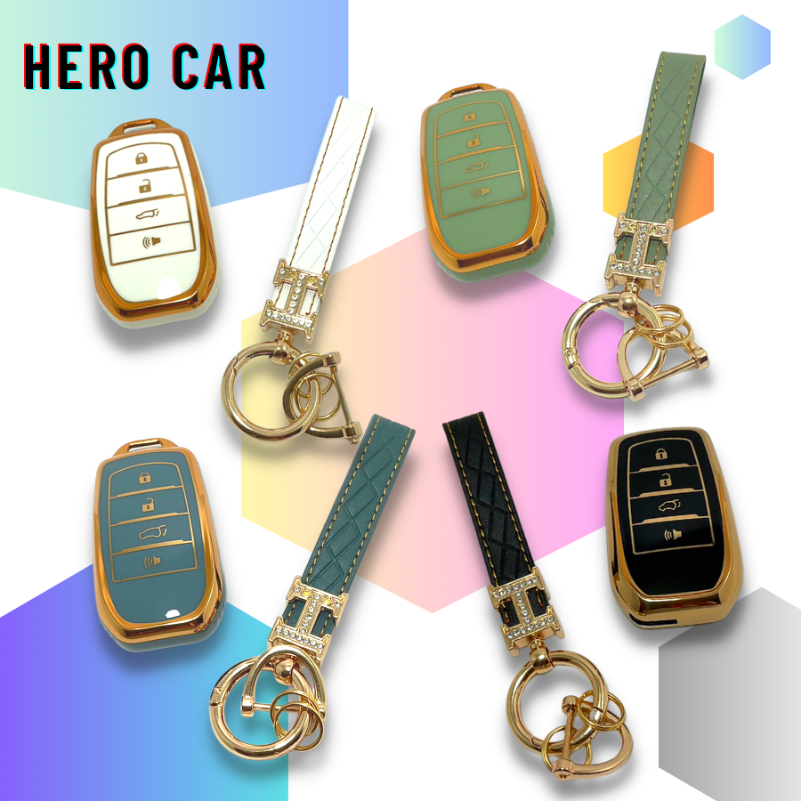 Toyota Fortuner2010-2022 Fortuner Legender,Camry All new  ปลอกหุ้มกุญแจรีโมทรถยนต์​ เคสกุญแจรถยนต์ T