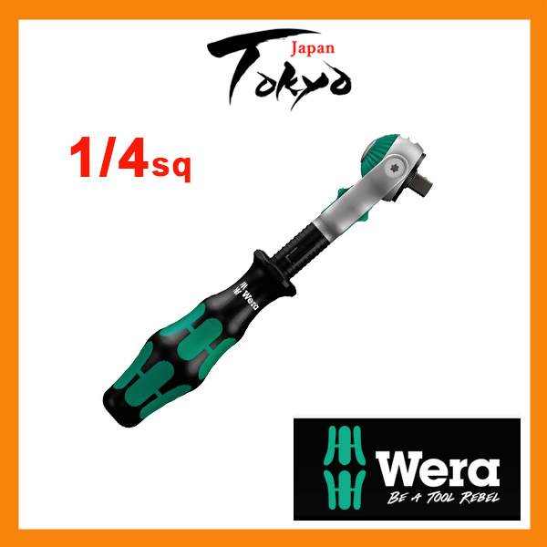 Wera 8000A Zyklop Speed Ratchet 1/4" Contact Lens Screw 152mm