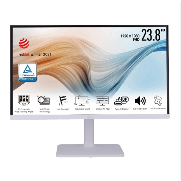 จอมอนิเตอร์ MSI MONITOR Modern MD241PW (IPS 75Hz USB-C)สินค้ารับประกัน 3 ปี