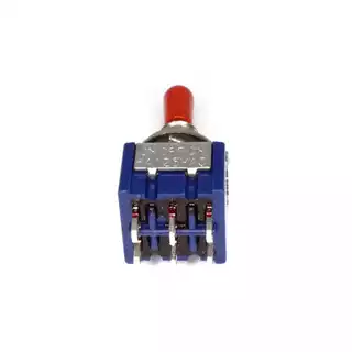 สวิทช์โยก Toggle Switch 3 ตำแหน่ง 6 ขา ON-OFF-ON (มีล็อคตรงกลาง) รุ่น MTS-203