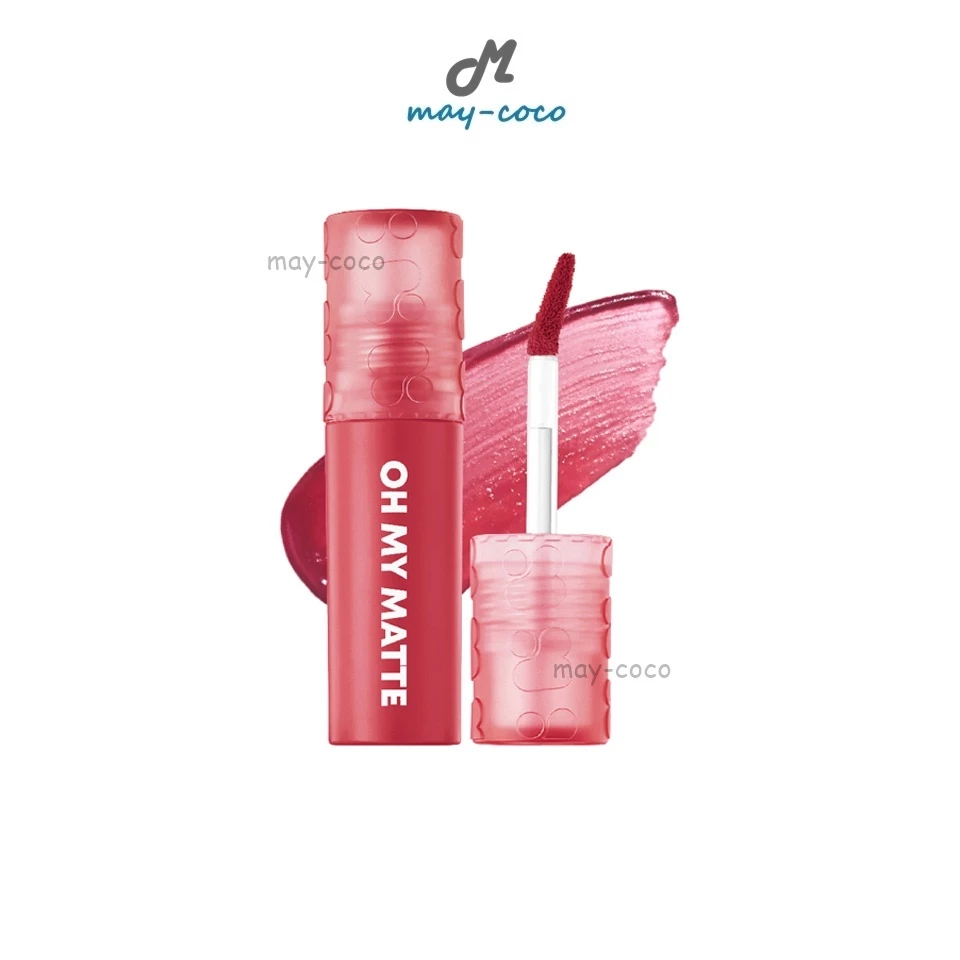 ถูก/แท้/มีไลฟ์ ลิป Oh My Matte Cloud โอ้มายแมทท์ ลิปแมทท์เนื้อเมฆ 2P เนื้อนุ่ม บางเบา ติดทน ไม่ติดแมสก์