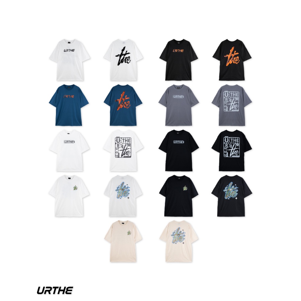 URTHE - เสื้อยืด แขนสั้น สกรีนลาย รุ่น UNISEX OCT
