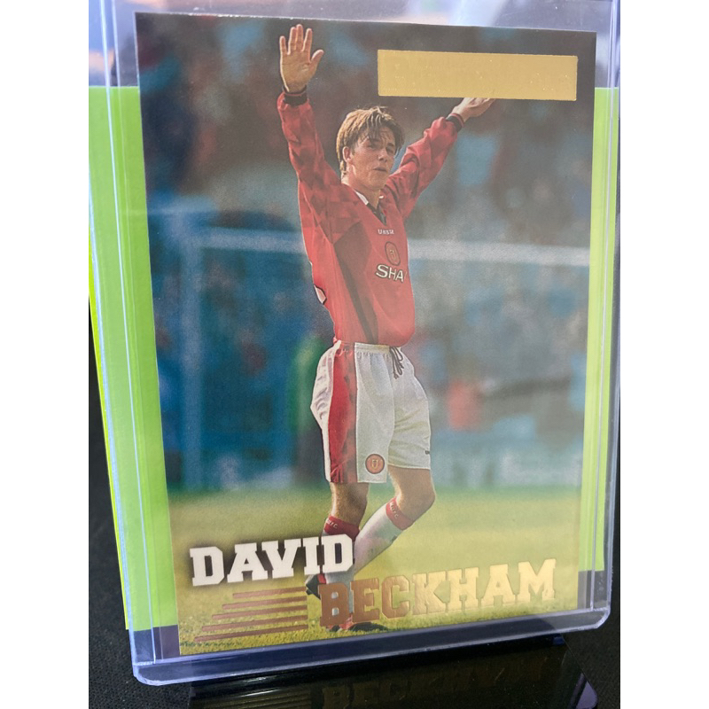 (2) Merlins Premier Gold 1996/1997 - David Beckham Card