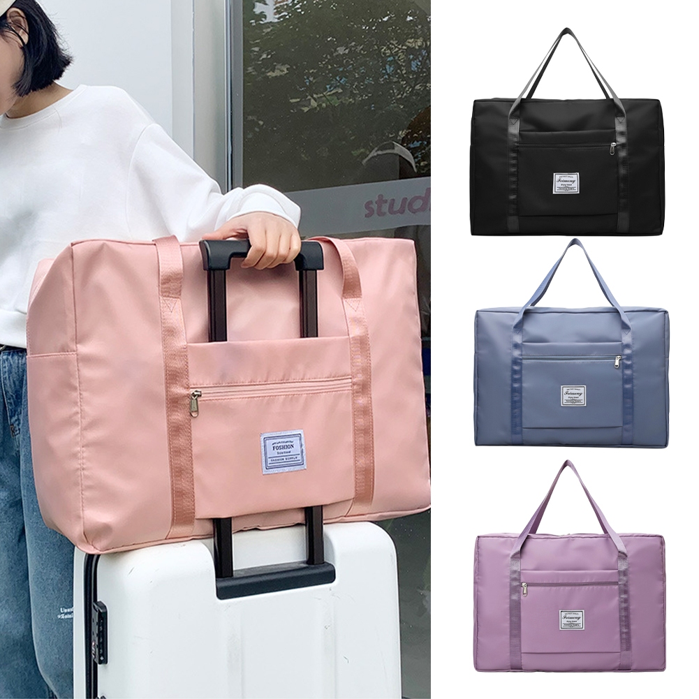 👜พร้อมส่ง งานสวยใบใหญ่สุด รุ่นผ้าหนา👜กระเป๋าเดินทางใบใหญ่มาก จุของได้เยอะ แฟชั่นสไตล์เกาหลี