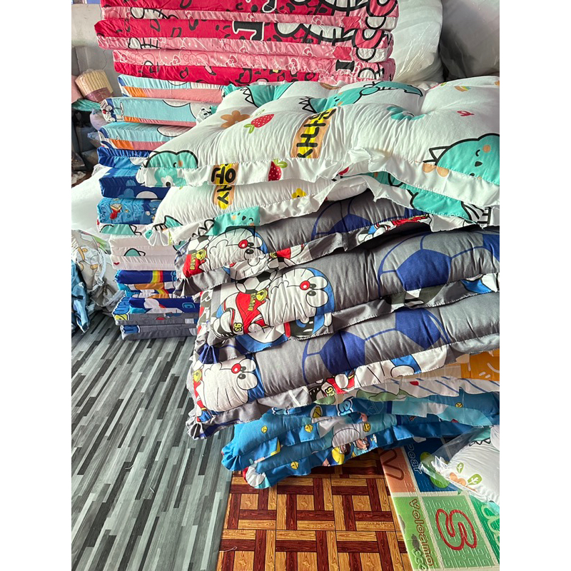 ที่นอนเด็กแรกเกิด 0-1 ปี ลายการ์ตูน set 3 ชิ้น  น่ารักๆ พร้อมส่ง - รูปที่ 6