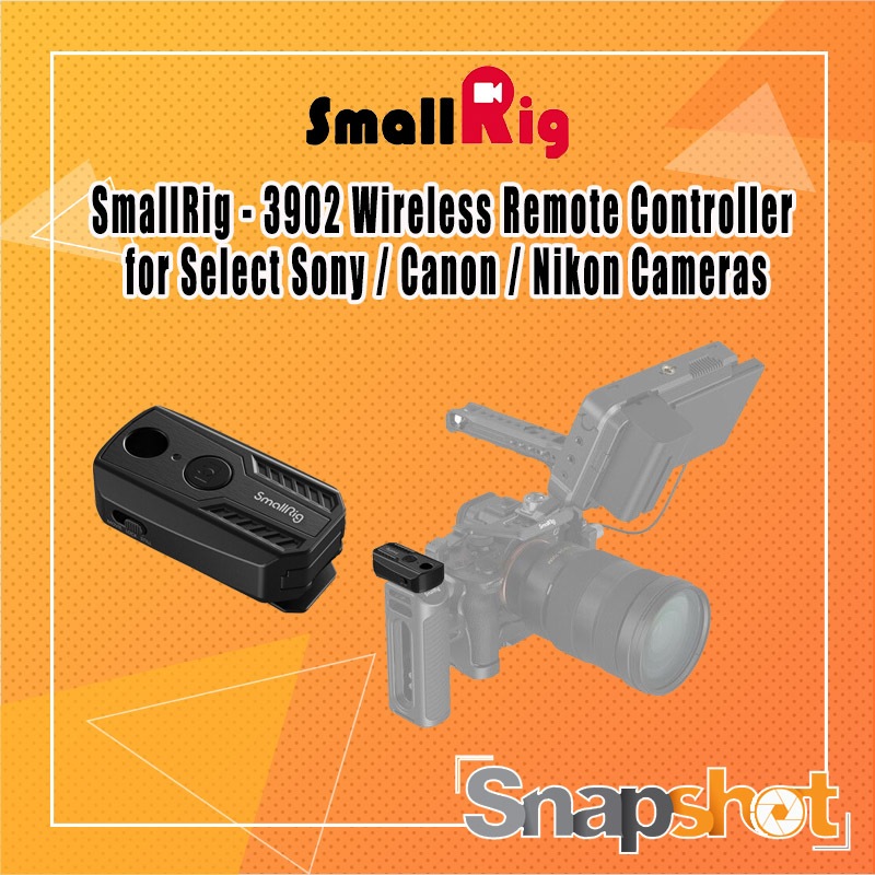SmallRig - 3902 Wireless Remote Controller for Select Sony / Canon / Nikon Cameras