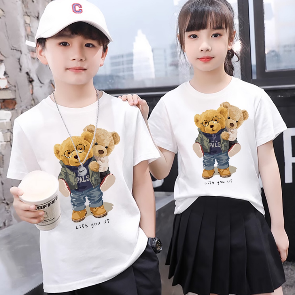 H465(พร้อมส่ง)เสื้อเด็กแขนสั่ง.ผ้านุ่นใส้สบายฯใส่เทียกออกกำลังกายได้ทั้งเด็กชายและหญิง