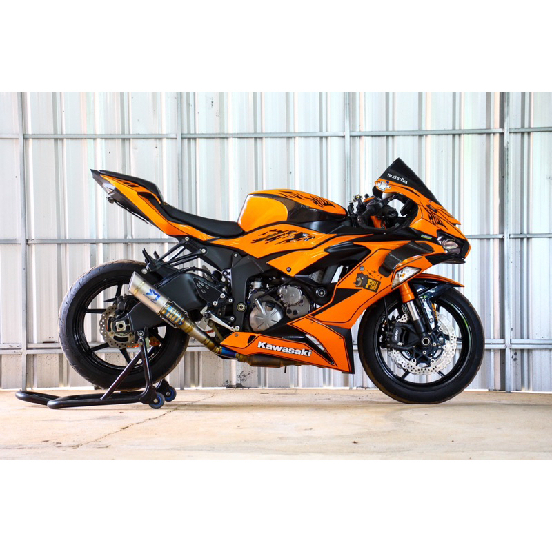 Dynamic GP-0 Titanium silpon For zx6r