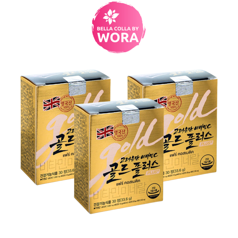 [3 กล่อง] วิตามินซีเกาหลี สูตรเข้มข้น Korea Eundan Vitamin C Gold Plus [30 เม็ด/กล่อง] อึนดัน โกลด์ วิตามินซี