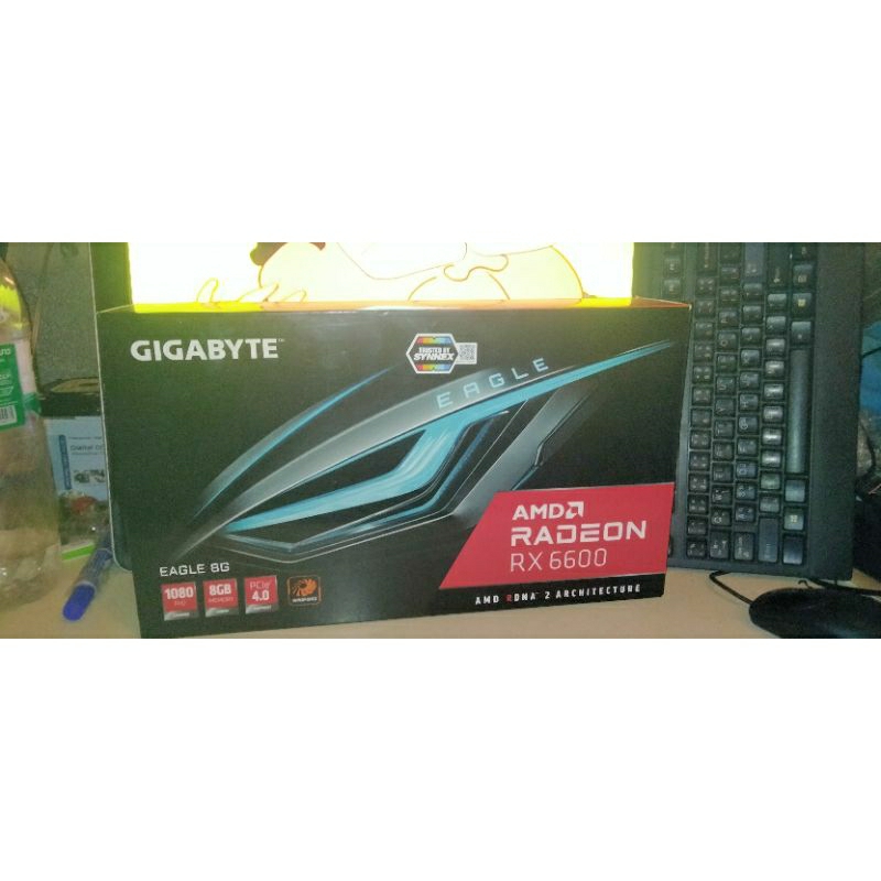 (การ์ดจอมือสอง) GIGABYTE​ RX6600 EAGLE 8GB DDR6