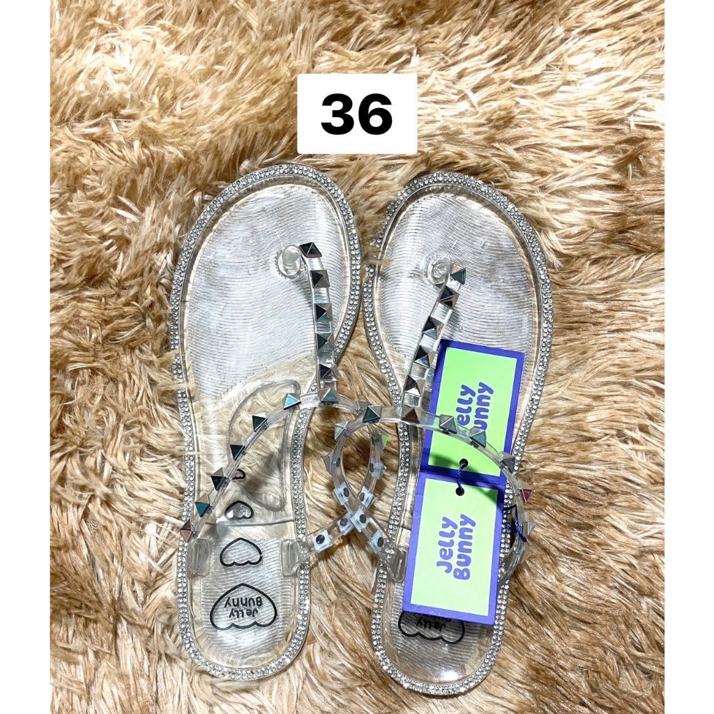 JELLY BUNNY รองเท้าแตะ รองเท้าลำลองผู้หญิง Size 36