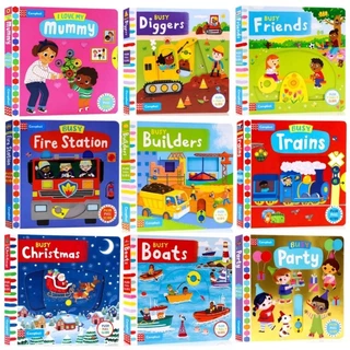 หนังสืออ่านภาษาอังกฤษสำหรับเด็ก นิทานเด็ก บอร์ดบุ๊ค Campbell busy book หนังสือเลื่อนขยับ (012077585521)