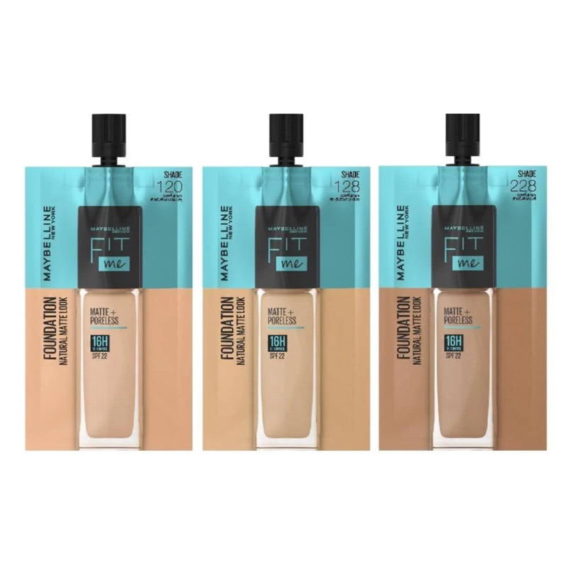Maybelline เมย์เบลลีน รองพื้น ฟิตมี เนื้อแมท คุมมัน 5ml
