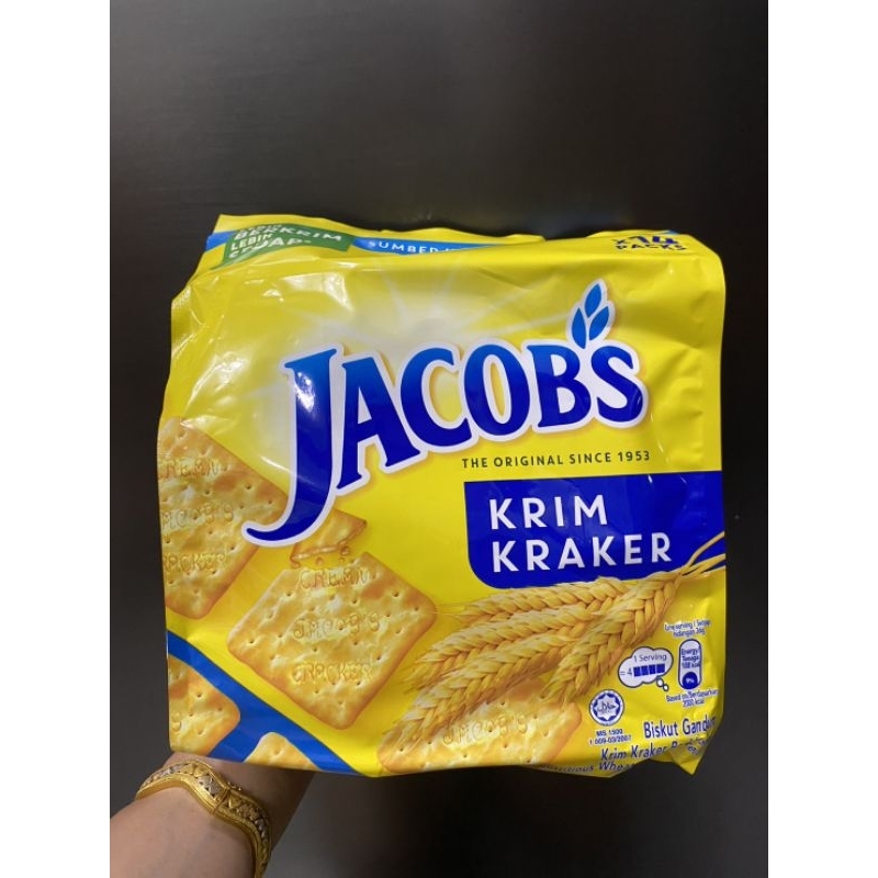 ขนมปัง​ จาค็อบส์ เควกเกอร์​ JACOB'S ขนาด​504​ กรัม