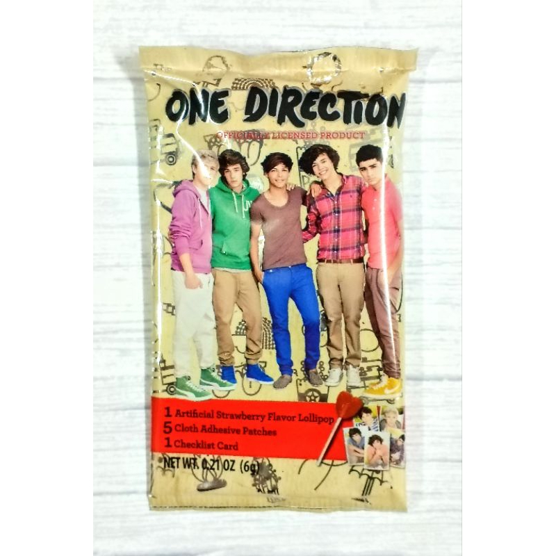 (Sealed Pack) ซองสุ่มการ์ด ศิลปินวง วันไดเรกชัน (2013 ONE DIRECTION SEALED PATCHES CARD)