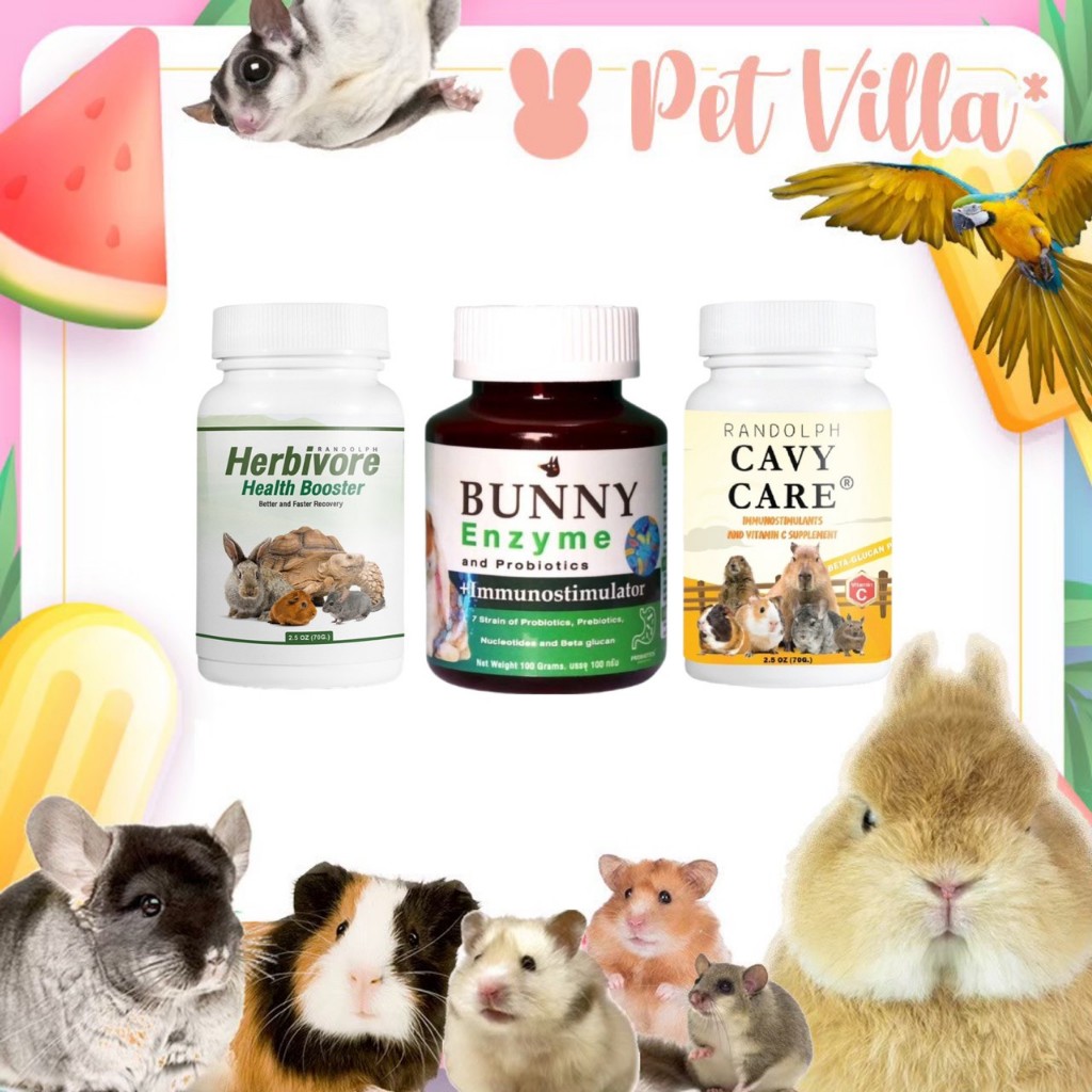 RANDOLPH CAVY CARE / เฮอร์บิวอร์ เฮลท์บูสเตอร์ / Bunny enzyme