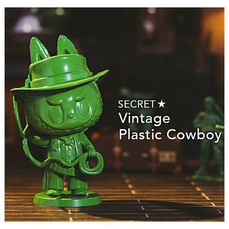 [POP MART] Labubu secert Vintage Plastic Cowboy : The monster toys
