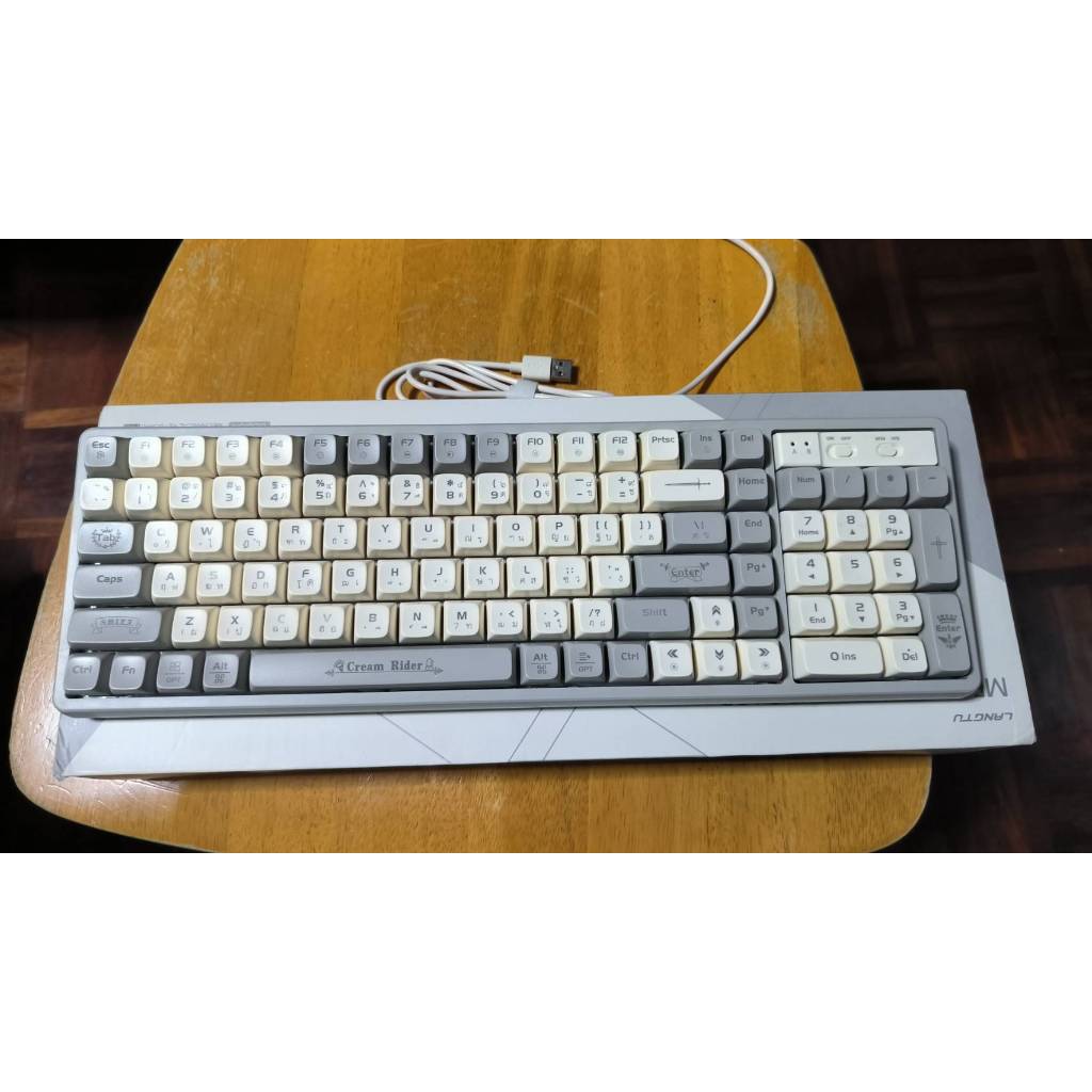 Langtu Gk102 คียบอร์ด Hotswap / PBT keycap มือสอง (มีตำหนิอ่านก่อน)