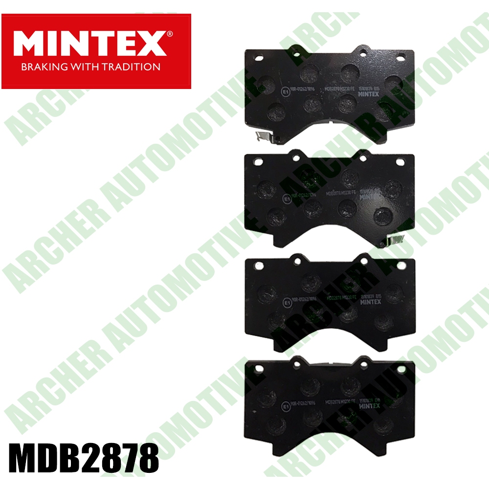 ผ้าเบรก หน้า (brake pad) TOYOTA Landcruiser 4.5 V8 TDi, 4.7 V8 (J200) ปี 2008