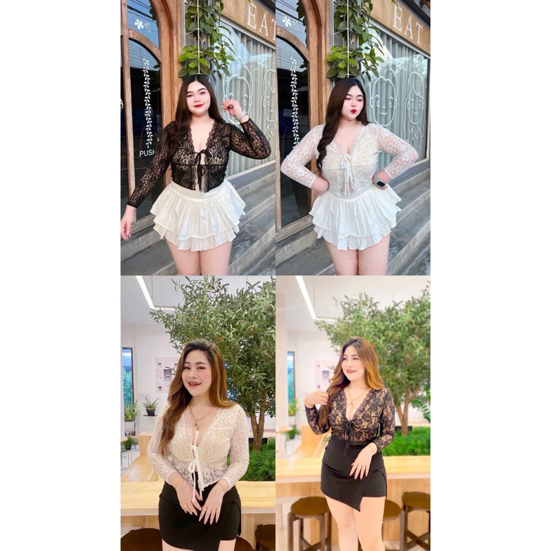 ถูกที่สุด อก34-46 ลูกไม้สาวอวบมีซับใน แซ่บไฟลุก ราคาถูก (F12)