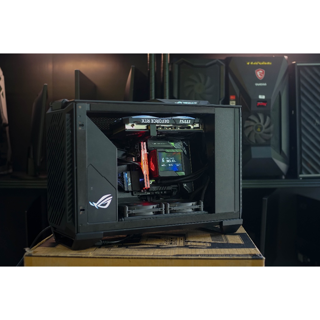 คอมเล่นเกมส์ ITX I7-12700KF พร้อมการ์ดจอ RTX4070 ตัวแรง