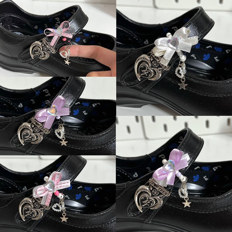 มินิริบบิ้นโบว์🎀 สายคล้องรองเท้า