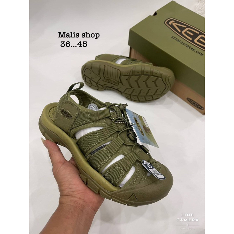 รองเท้าแตะรัดส้น KEEN NEWPORT H2 (MONOCHROME/SAFARI)อุปกรณ์ครบกล่อง