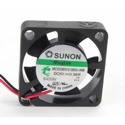 Sunon พัดลม ขนาด 25*25*6 มม 1 นิ้ว  5V  0.38w สำหรับอุปกรณ์คอมพิวเตอร์ notebook อุปกรณ์อิเล็คทรอนิคส์ต่างๆ