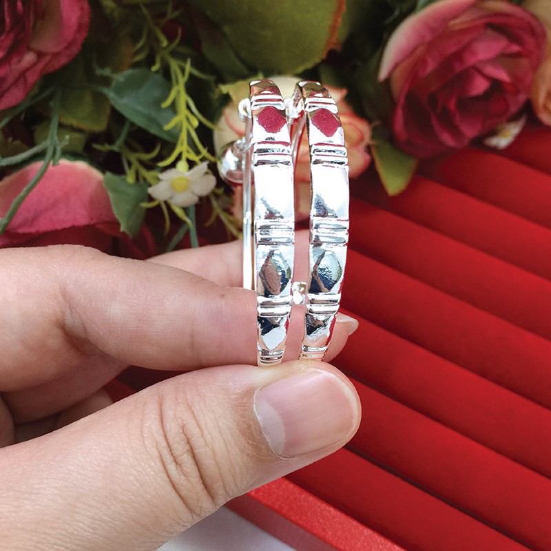 กำไลข้อเท้าเด็กเงินแท้ ลายข้าวหลาวมตัด ราคาส่ง  ส่งด่วน ส่งจากไทย